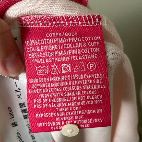 Vicomte A. Pink Polo NWT 3 - Picture 8 of 8